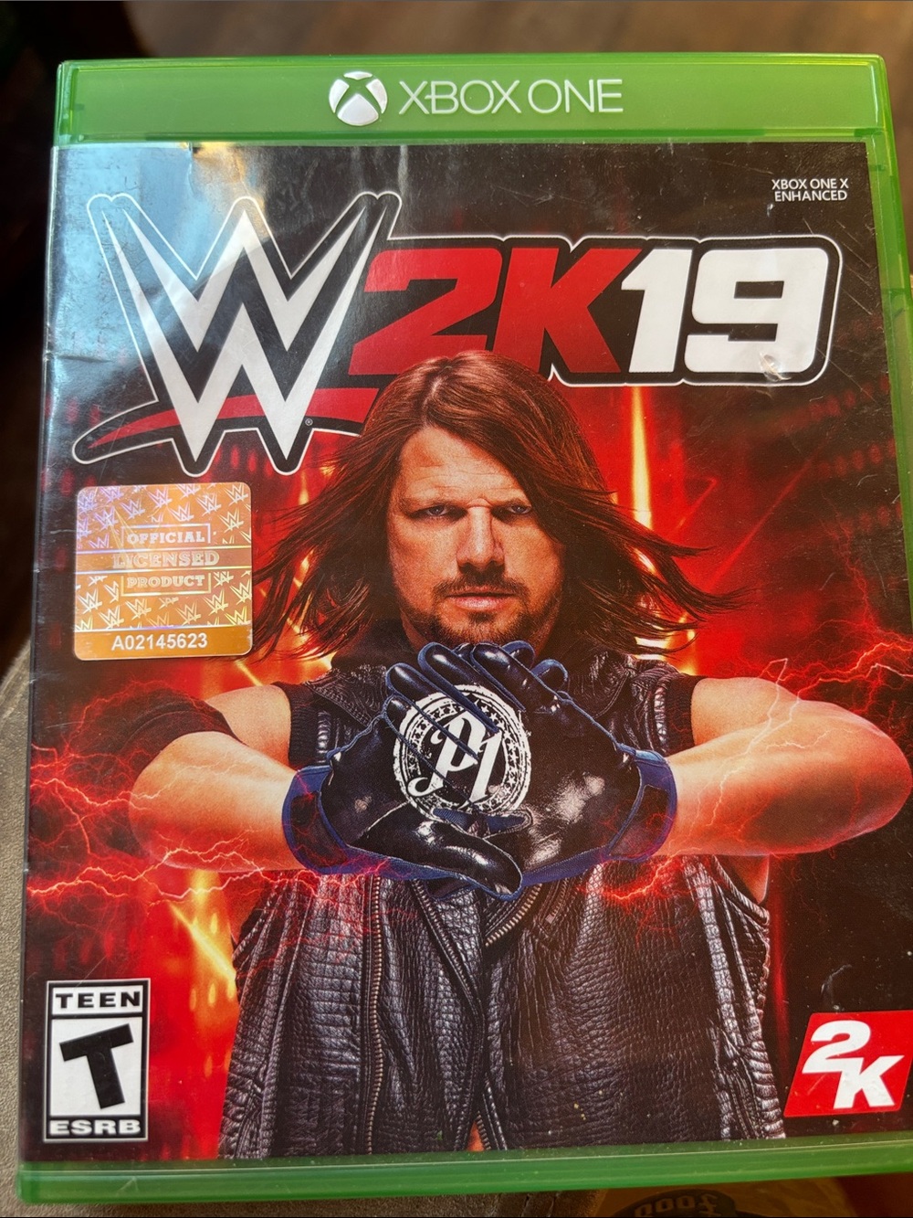 WWE 2K19 Xbox One Video Game - Black/Red